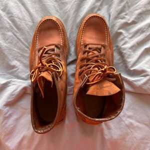 Brown Red Wing Shoes made in USA